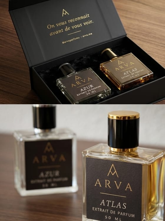 Pack Femme ARVA — Coffret LUNA & CRISTAL ouvert élégant